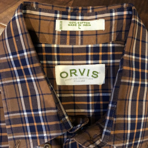 Orvis Plaid dress shirt - Picture 2 of 2